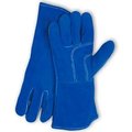 Pip PIP Welder's Gloves, Blue Bison, Select Shoulder Grade W/Cotton Lining, Blue, Right Hand Only 73-7007RHO